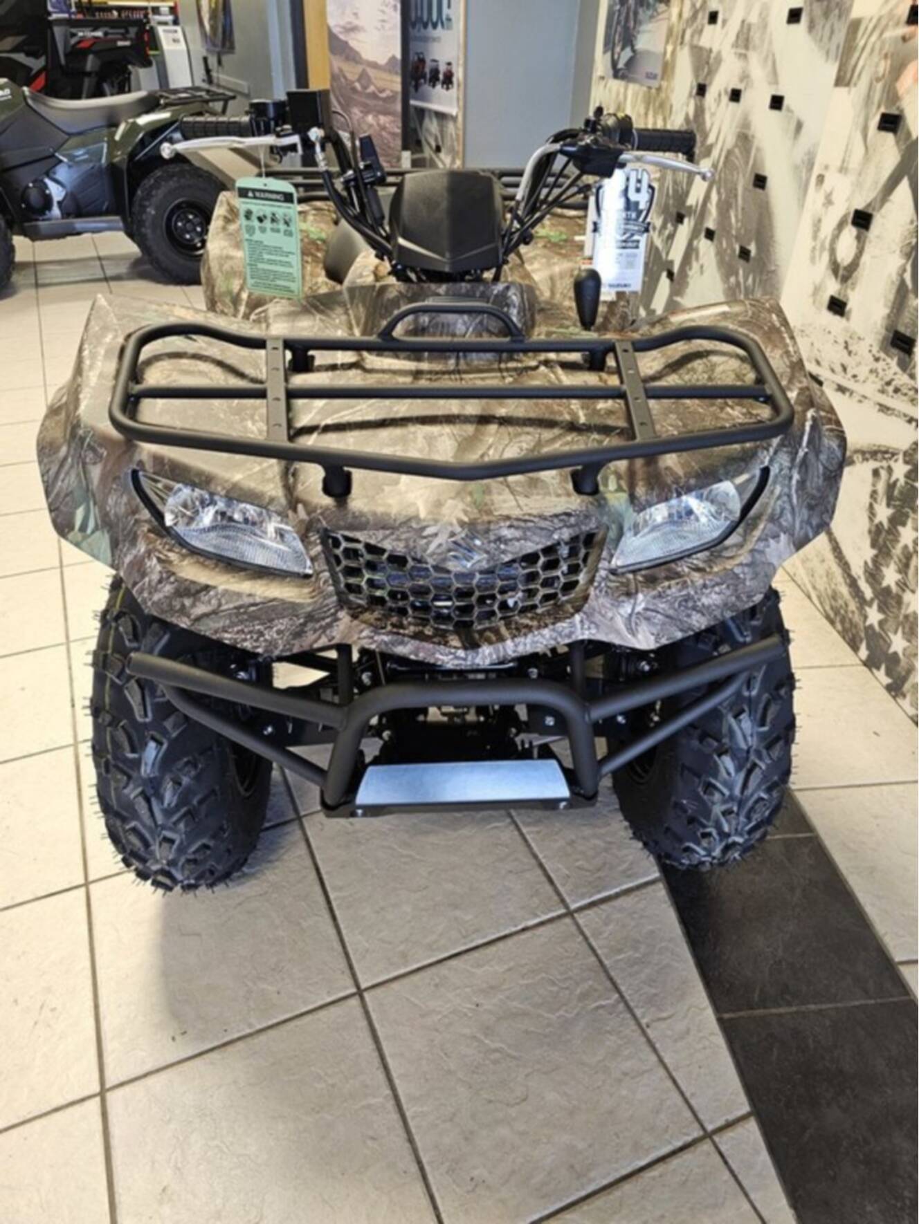 A photo of this 2025 Suzuki KingQuad 400ASi Camo