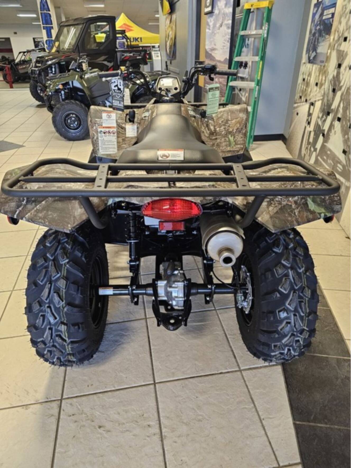 A photo of this 2025 Suzuki KingQuad 400ASi Camo
