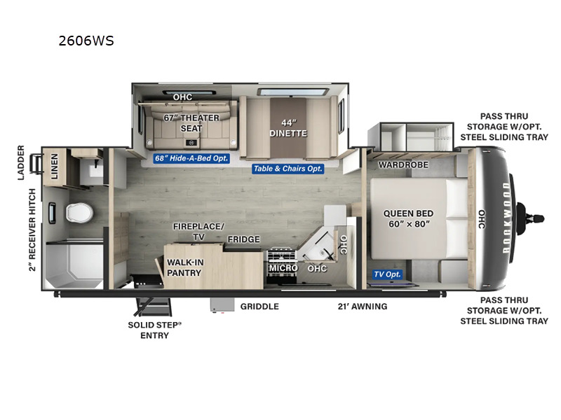 New 2025 Forest River RV Rockwood Ultra Lite 2606WS For Sale