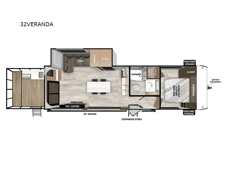 A photo of this 2025 Forest River Rv Salem 32VERANDA