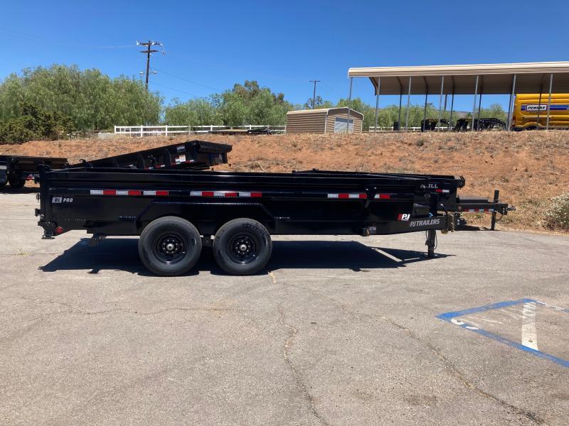 2023 PJ Trailers 83" x 16' 14K Low-Profile Dump PRO (DL) Other in Acton, CA