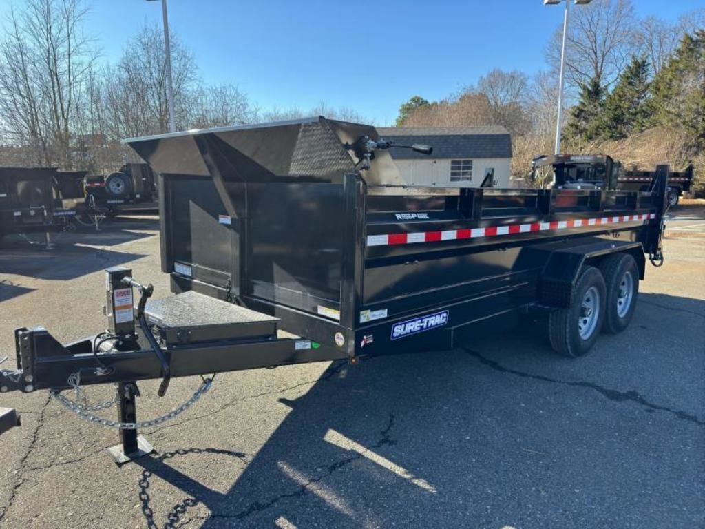 2025 Sure-Trac 7 x 16 HD Low Profile Dump Trailer 14K Scissor in Lowell, NC