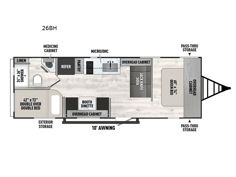 A photo of this 2025 Coachmen Rv Clipper 5K Series 26BH