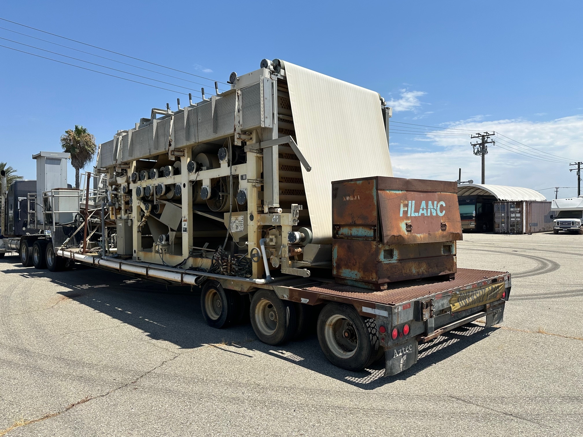 1994 Bellmar Winkelpresse 3F 2.2M Belt Press Trailer in Fontana, CA