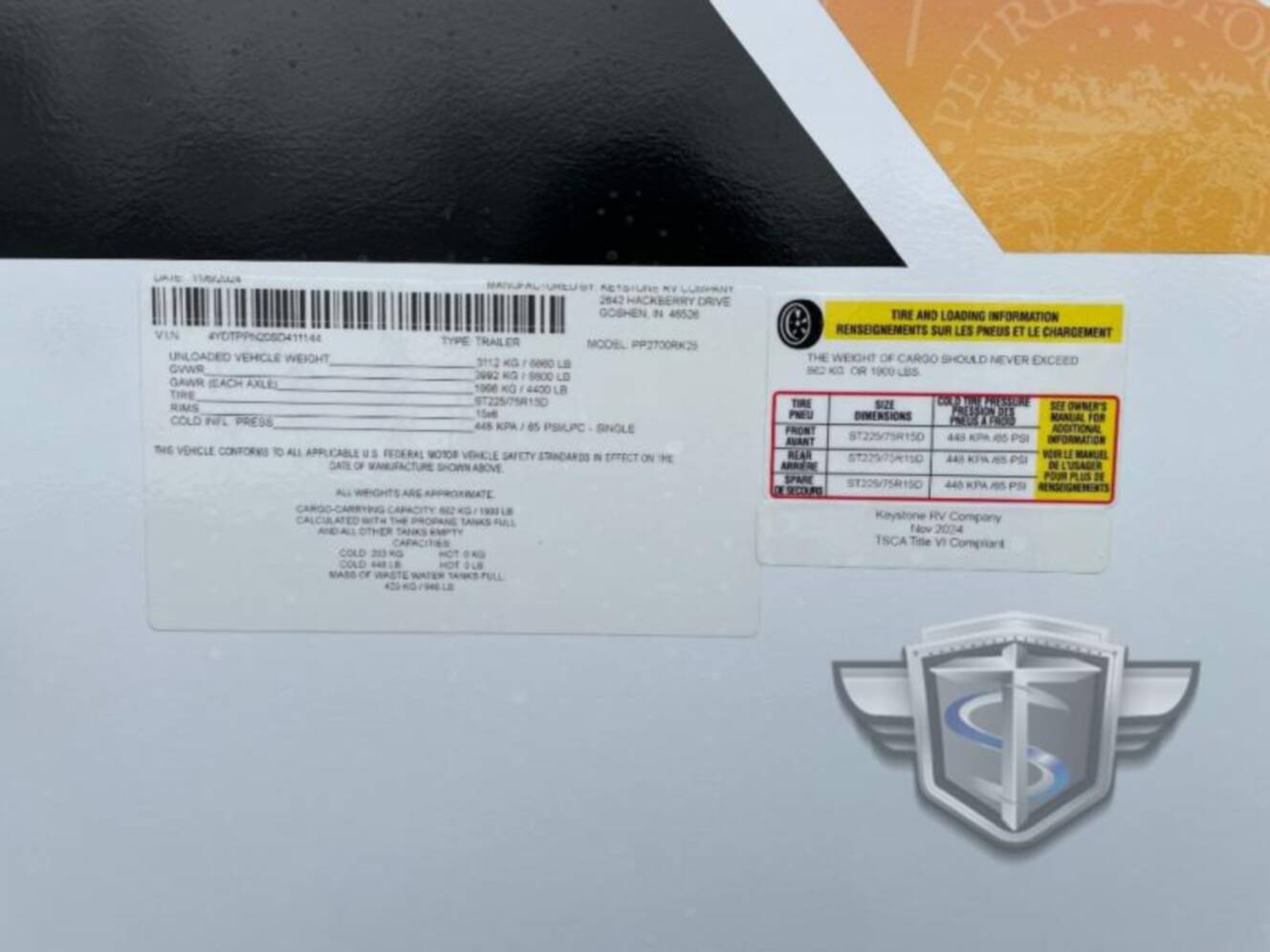 A photo of this 2025 Keystone Passport Super Lite 2700RK