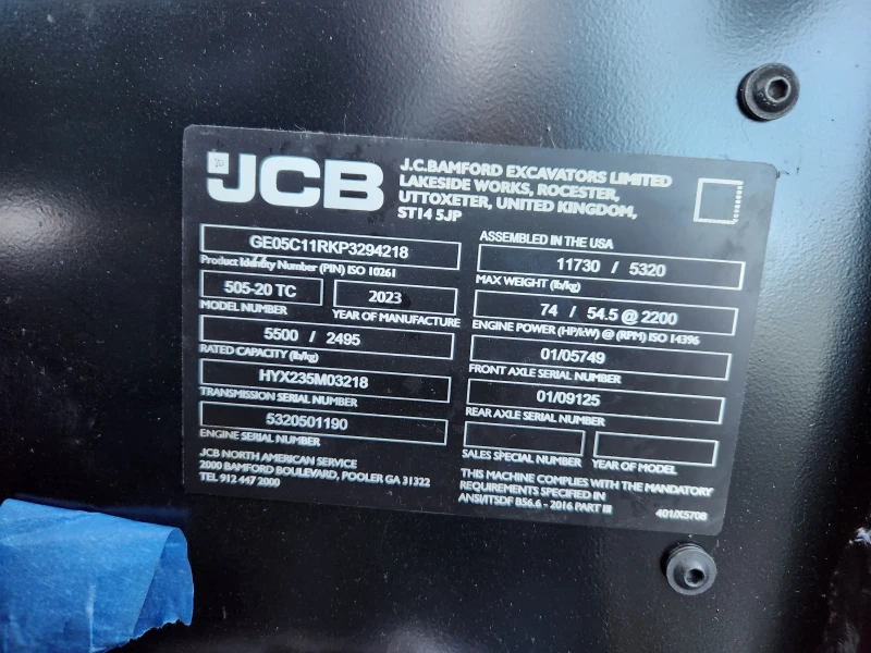 2023 JCB 505-20TC