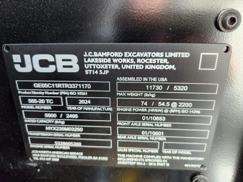 2024 JCB 505-20TC