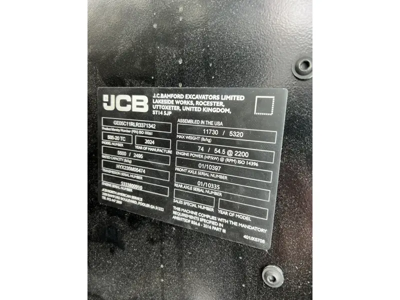 2024 JCB 505-20TC