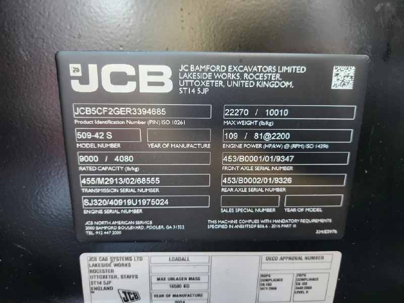 2024 JCB 509-42