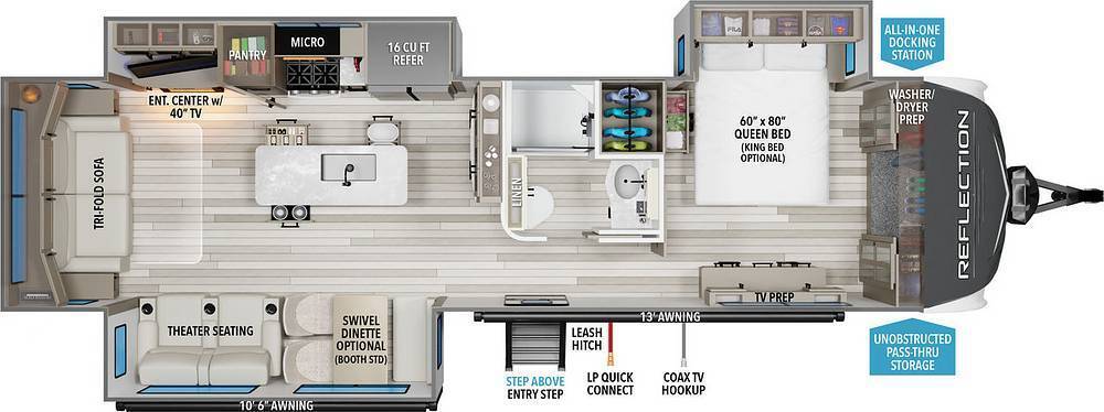 A photo of this 2021 Grand Design Reflection 315RLTS