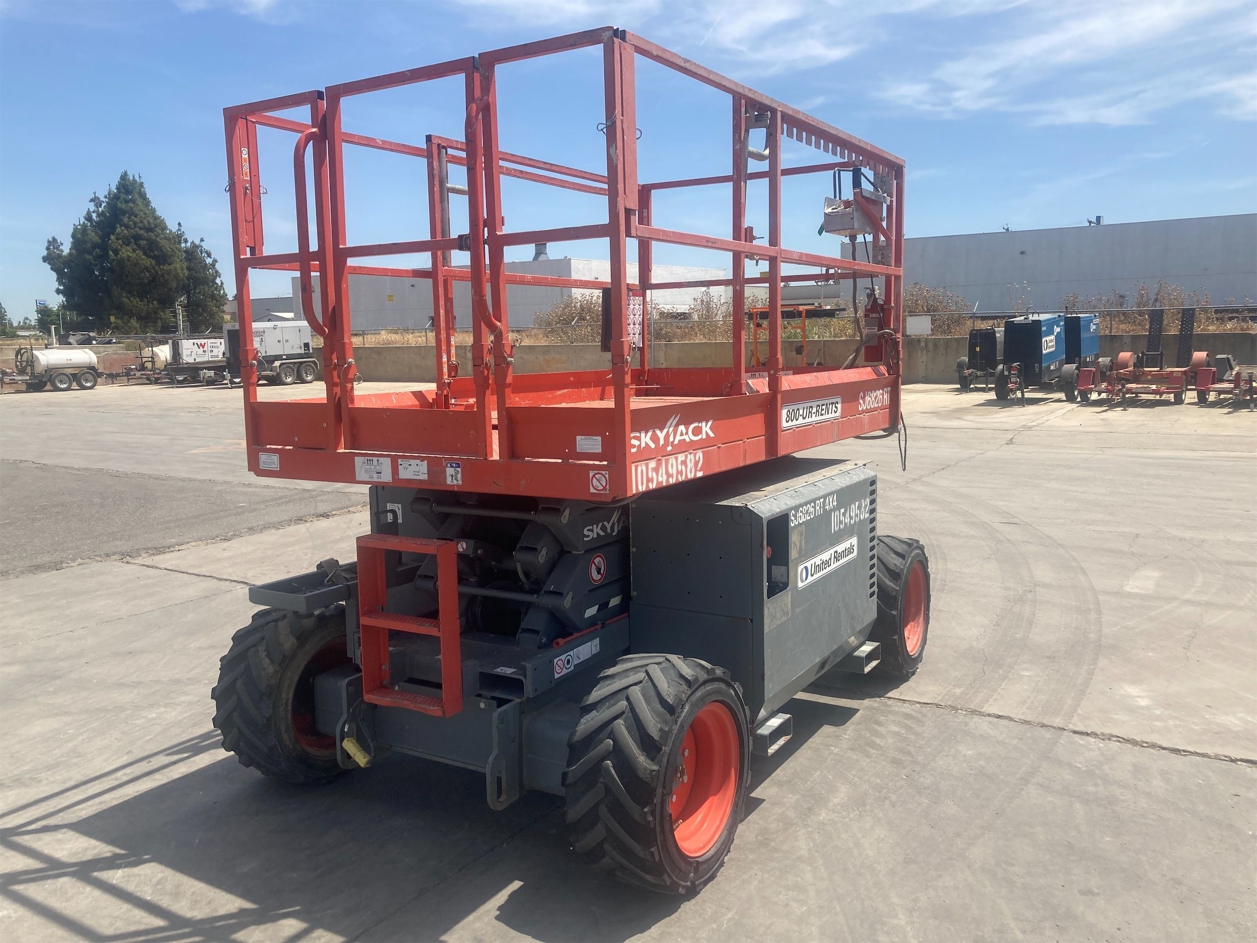 2016 SKYJACK SJ6826RT Rough Terrain Scissor Lift in Sacramento, CA