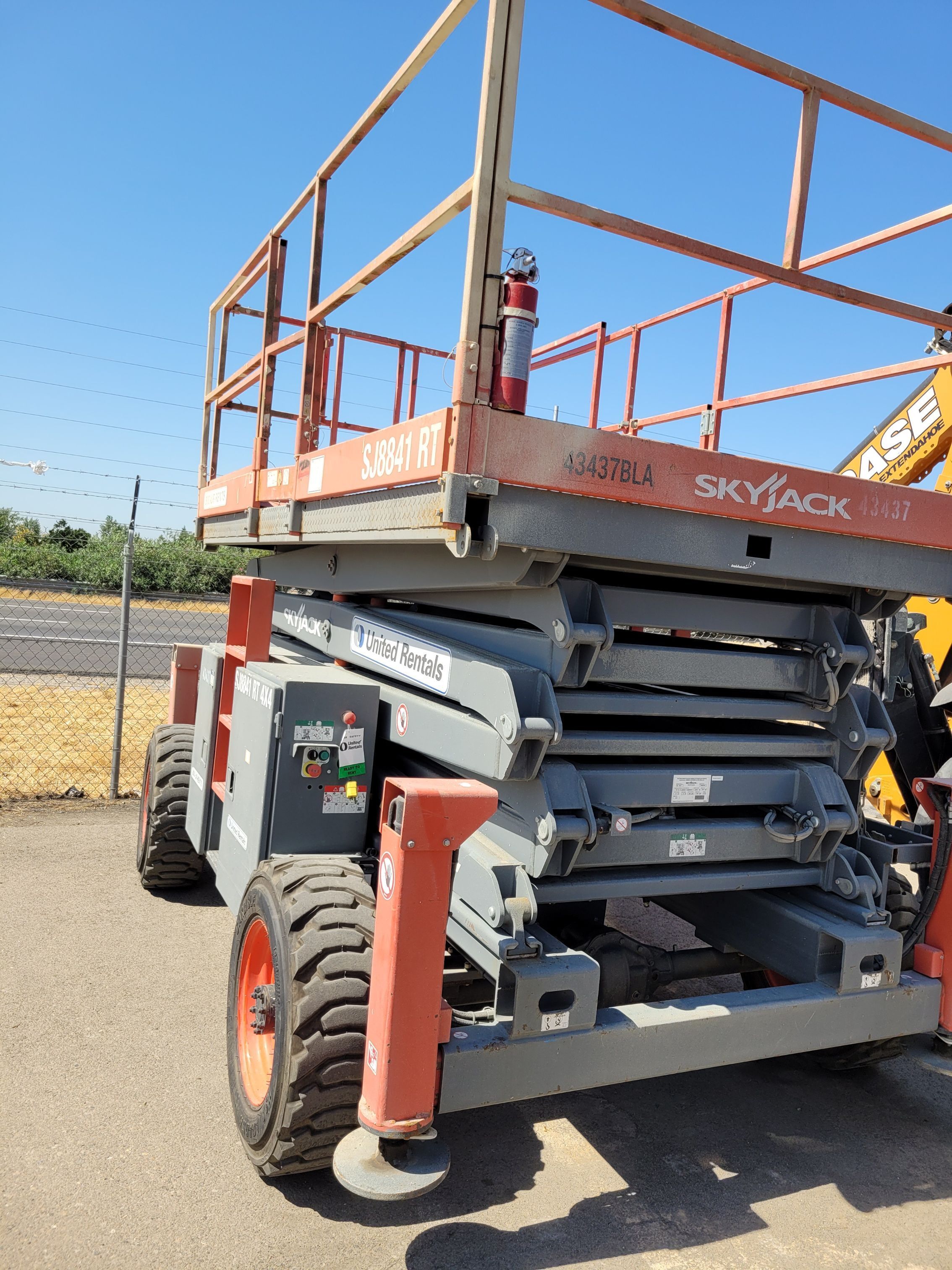 2017 SKYJACK SJ8841RT Rough Terrain Scissor Lift in Sacramento, CA