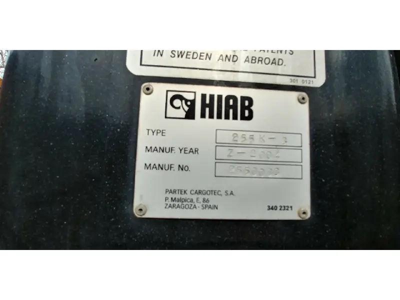 LIFTALL HIAB 255K