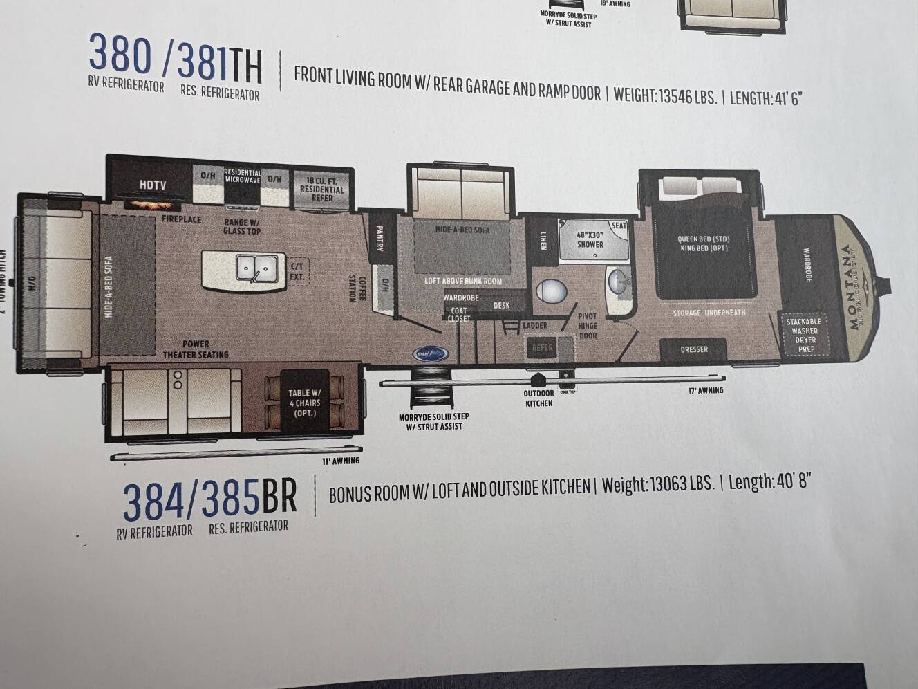 A photo of this 2020 Keystone MONTANA HIGH COUNTRY 385BR