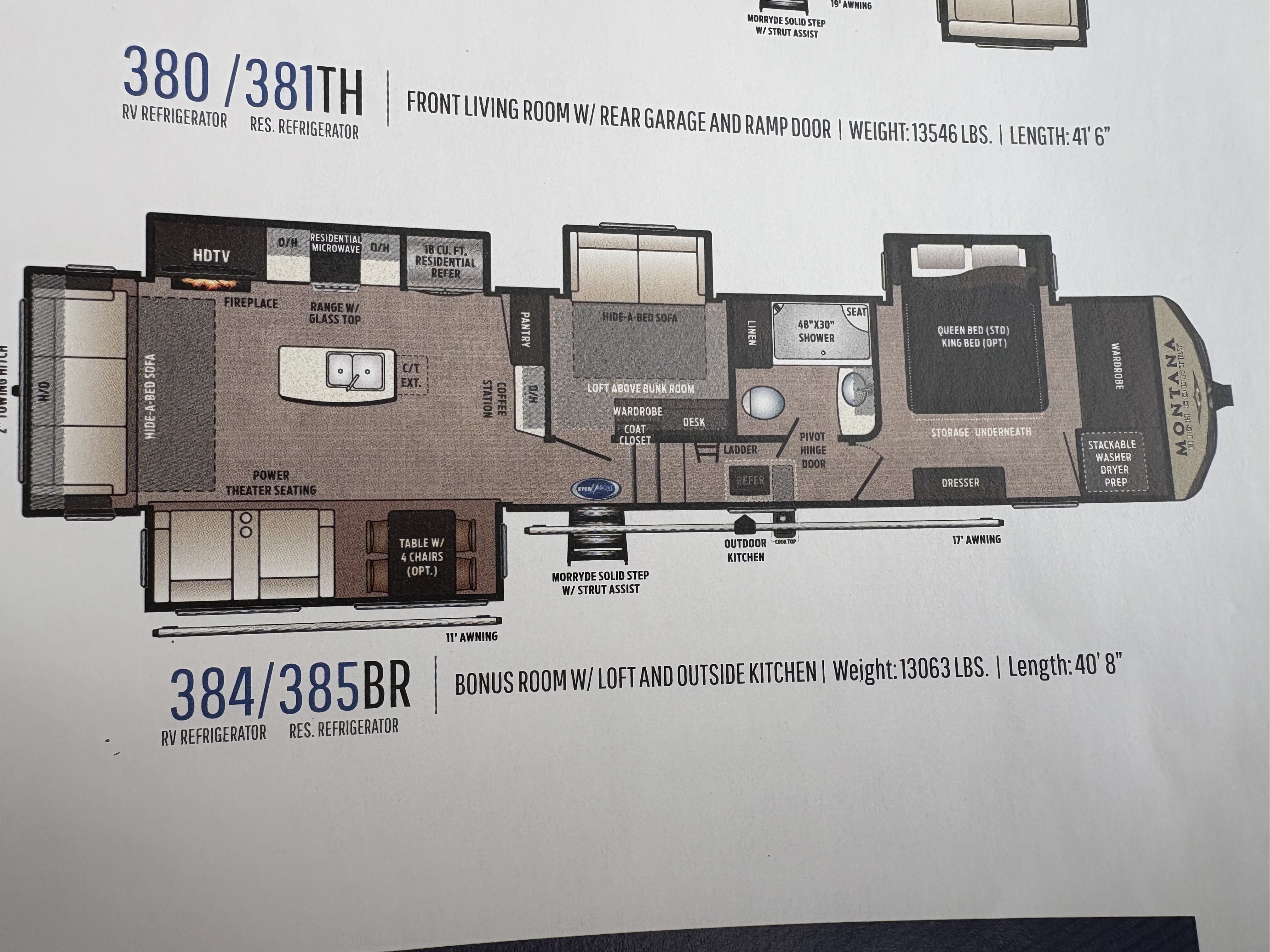 A photo of this 2020 Keystone MONTANA HIGH COUNTRY 385BR