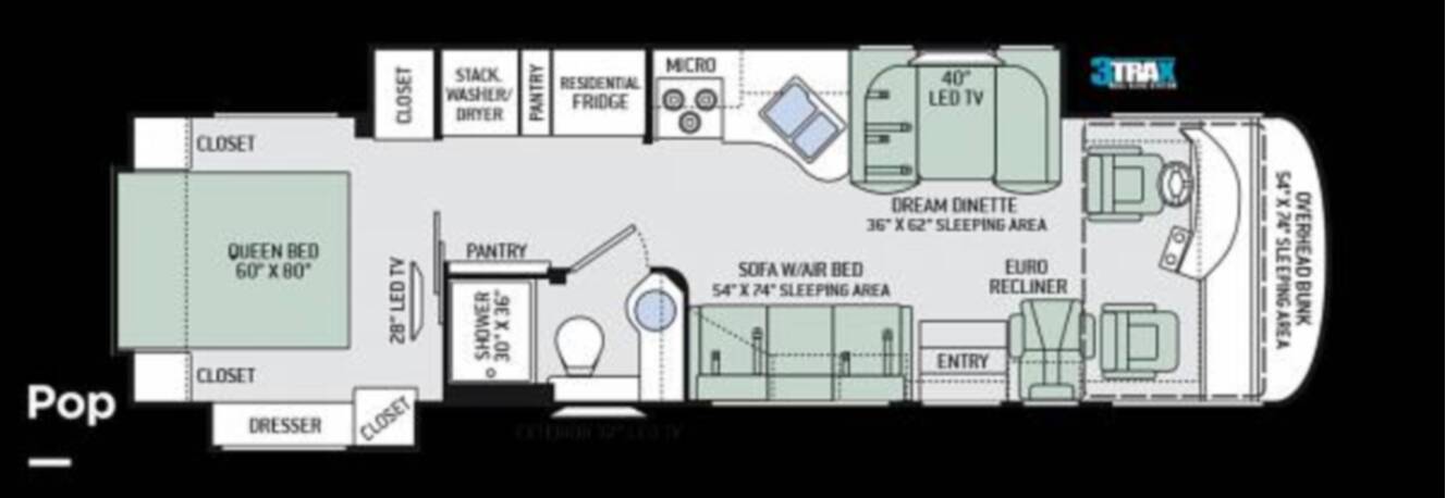 A photo of this 2013 Thor Motor Coach Palazzo 33.2