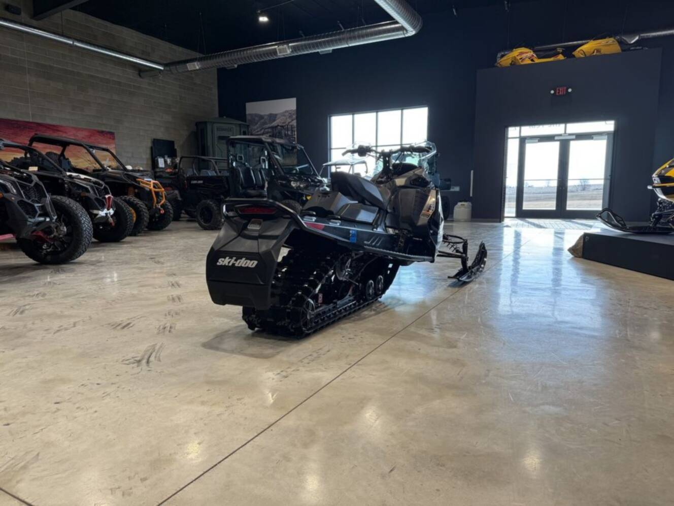 A photo of this 2023 Ski-Doo Renegade® X® 850 E-TEC Ice Ripper XT 1.25_10.25 in. /