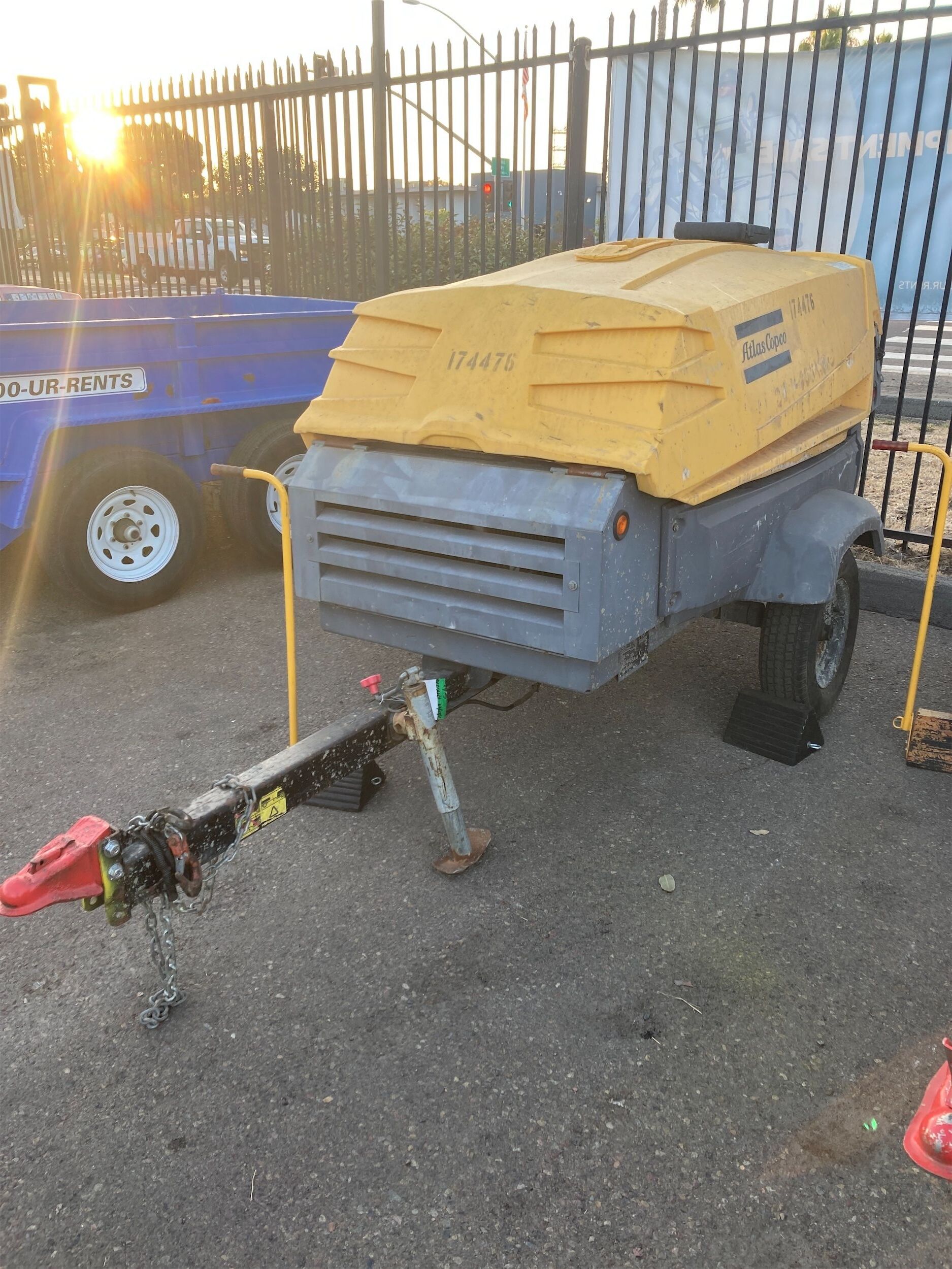 2016 ATLAS COPCO XAS185KD7FT4PE in San Diego, CA