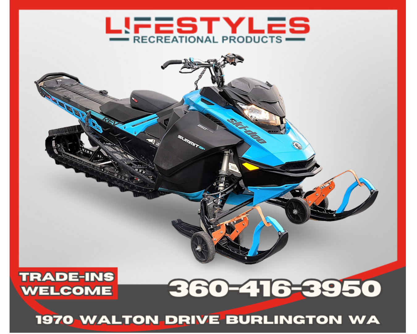【popo】 Ski-Doo Summit SP E-TEC 600 H.O. 146 | SnowGoer