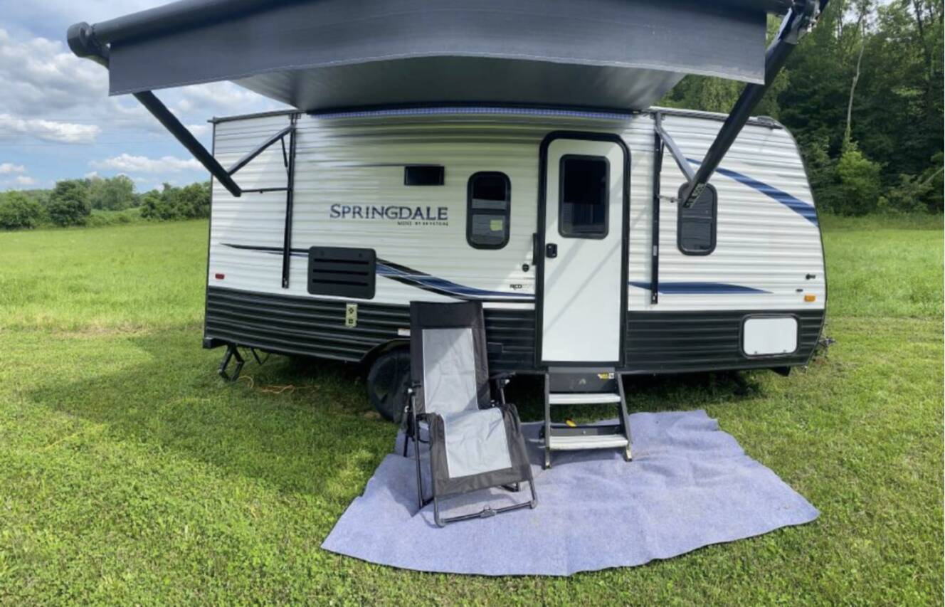 A photo of this 2021 Keystone SPRINGDALE MINI 1760BH