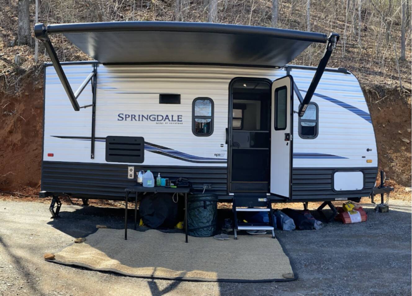 A photo of this 2021 Keystone SPRINGDALE MINI 1760BH