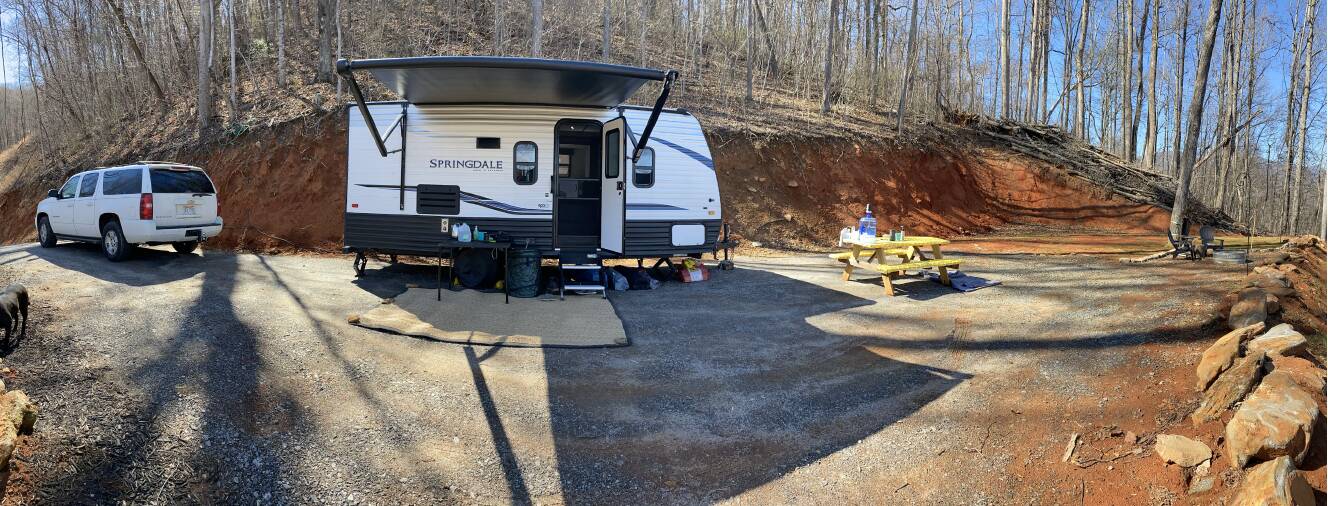A photo of this 2021 Keystone SPRINGDALE MINI 1760BH