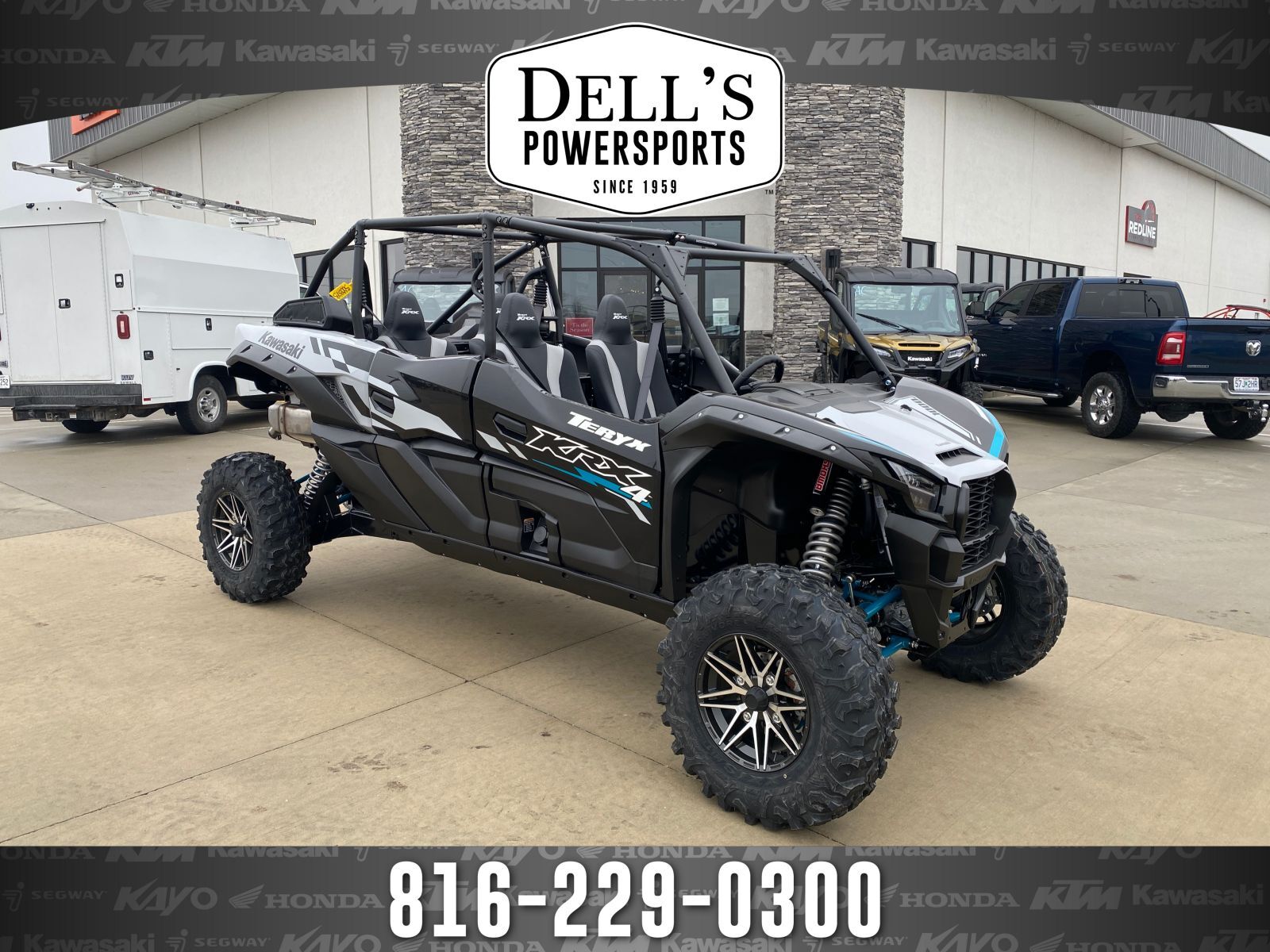 Gray Kawasaki Teryx Krx 4 UTV. Four Wheelers For Sale Near