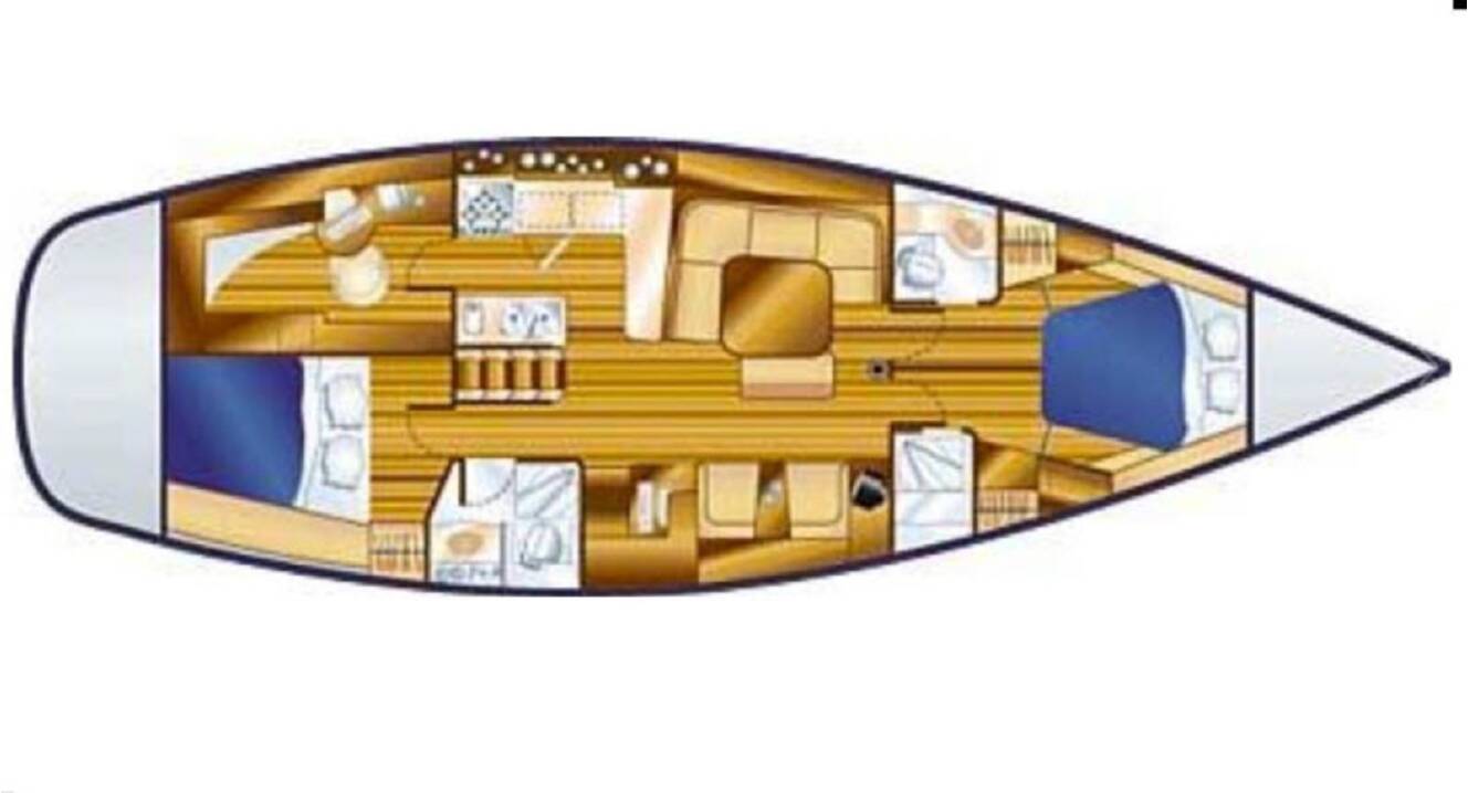 A photo of this 2000 Hunter Marine 460