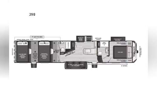 2025 Keystone Rv Raptor Carbon Series 398 in navasota TX