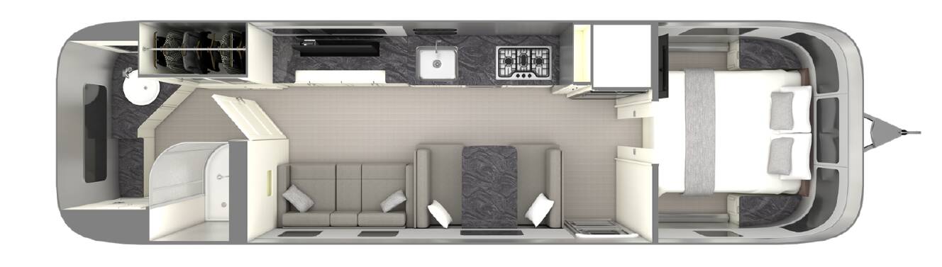A photo of this 2023 Airstream CLASSIC 33FB