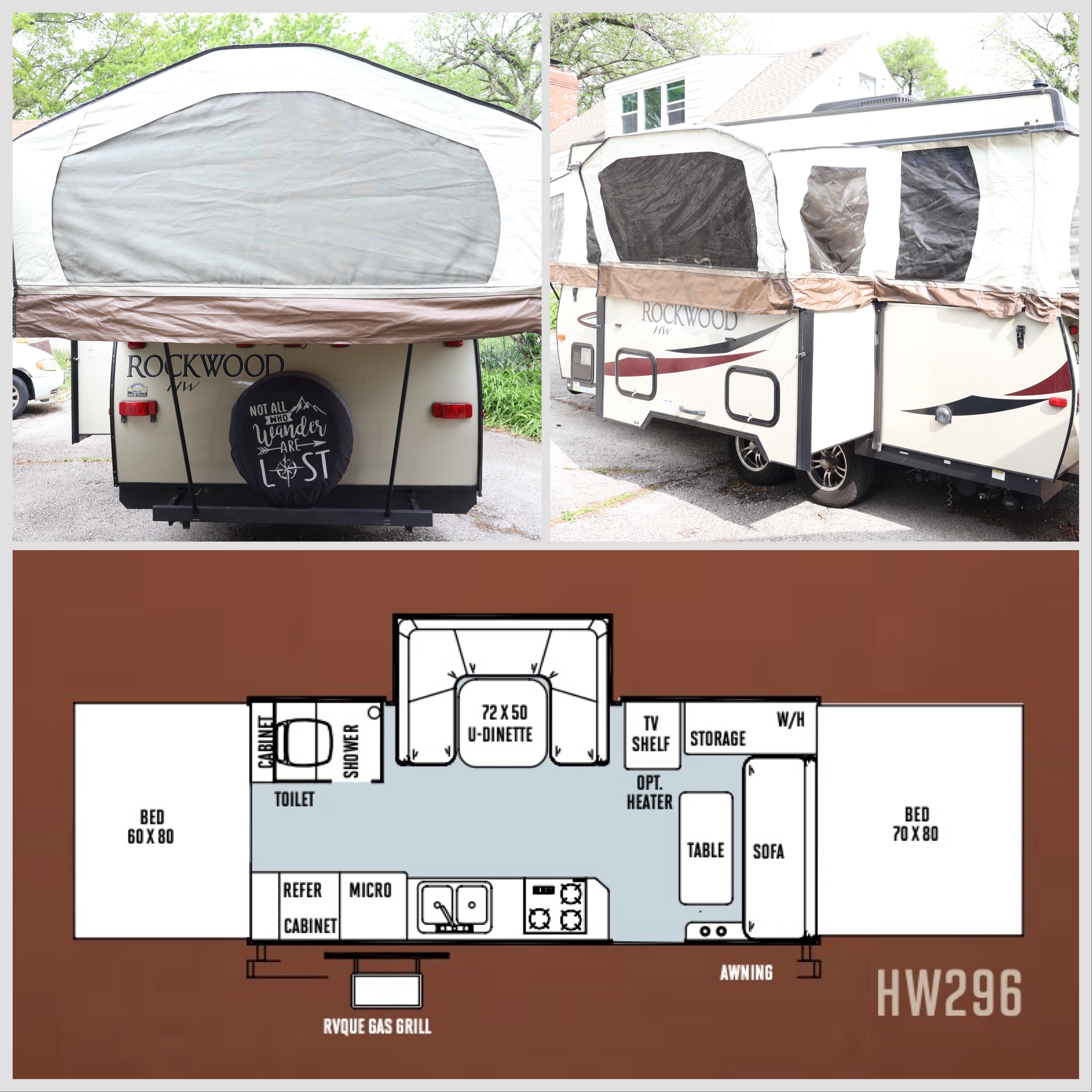 Used 2018 Forest River Rockwood High Wall Hw296 in Mission