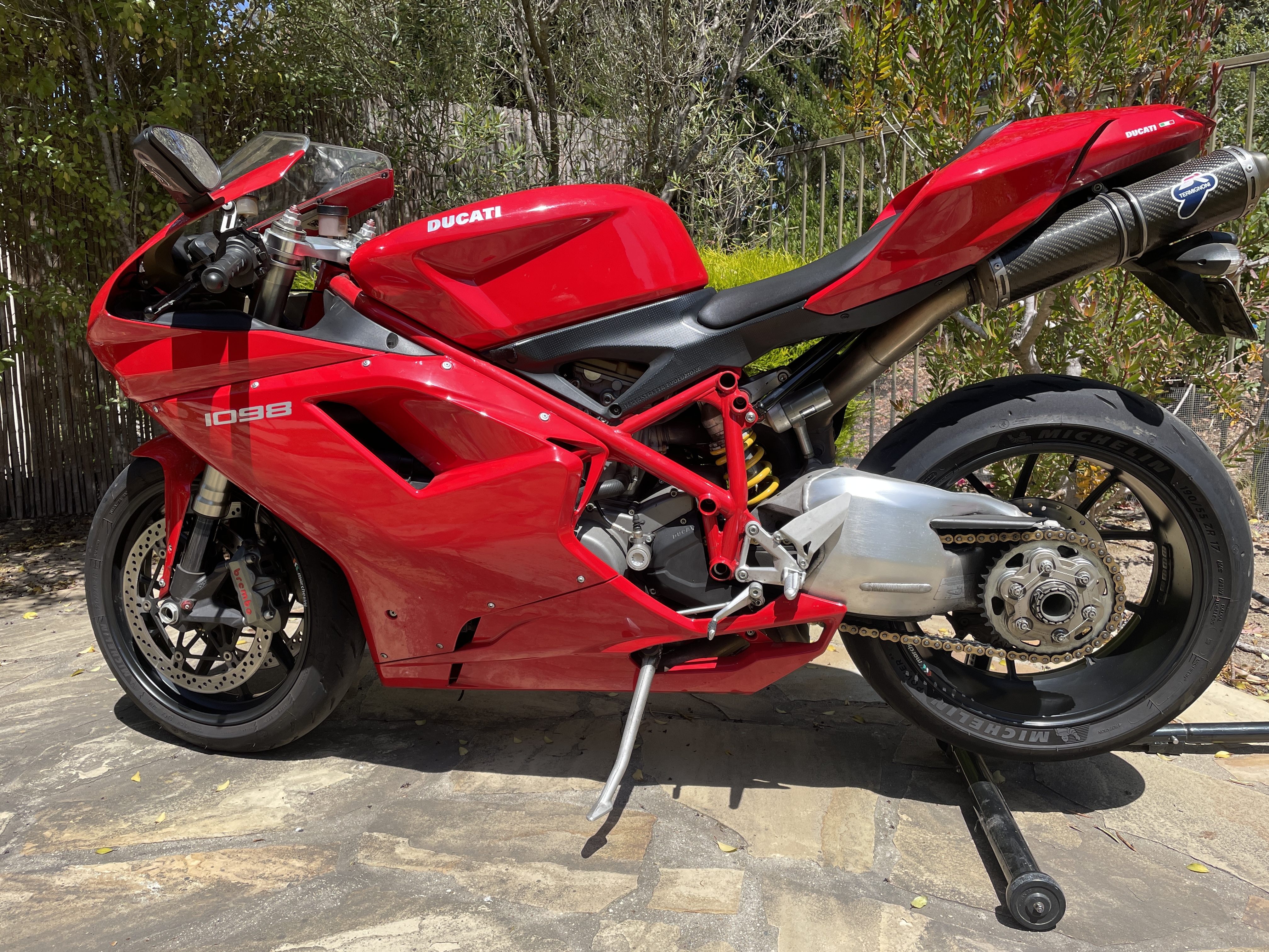 スマイリー 141-Mile 2008 Ducati 1098 for sale on BaT Auctions - sold