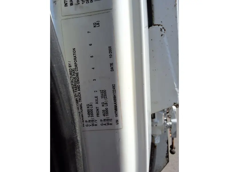 2009 INTERNATIONAL 4300