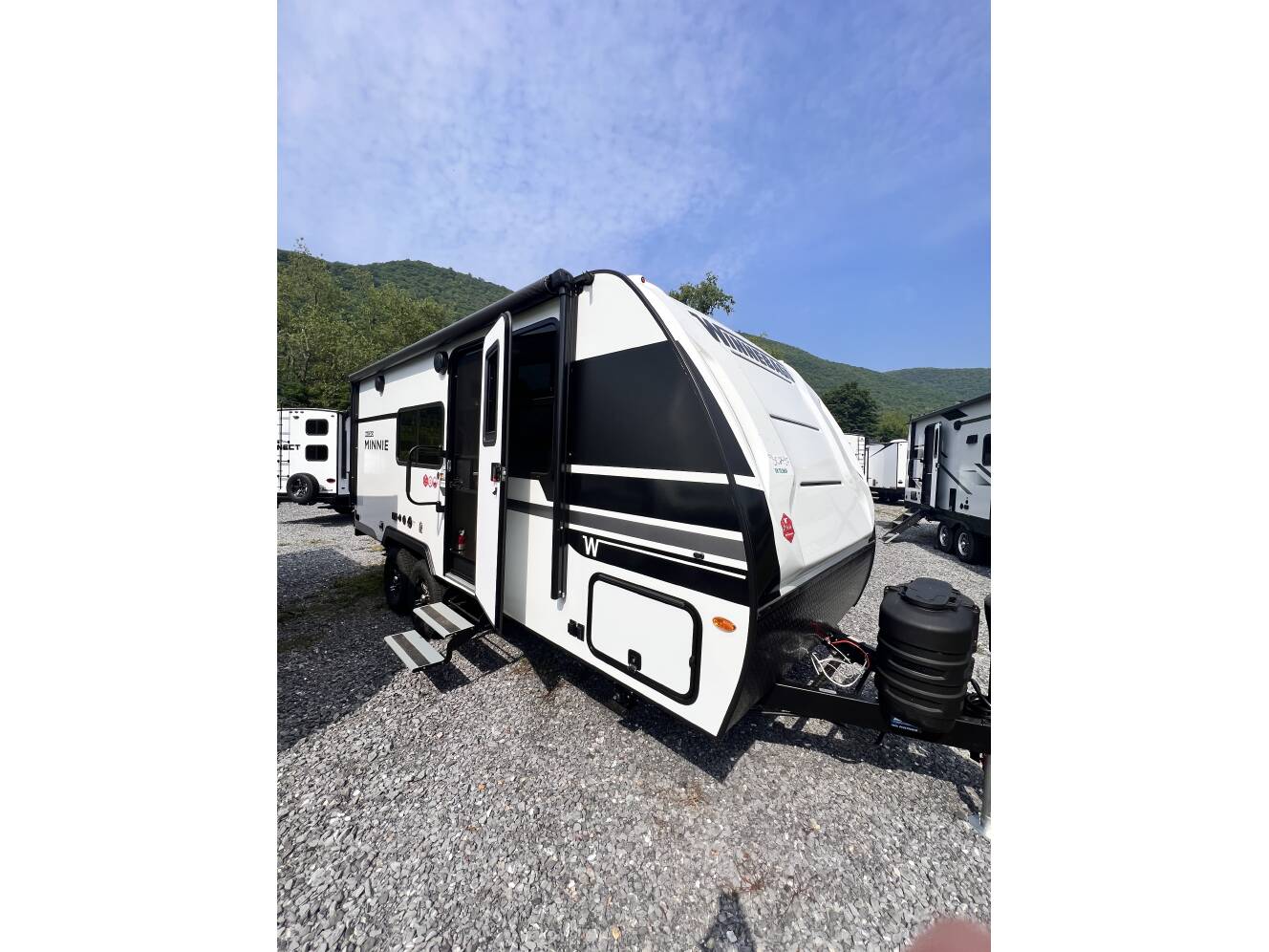 A photo of this 2025 Winnebago MICRO MINNIE 2108FBS