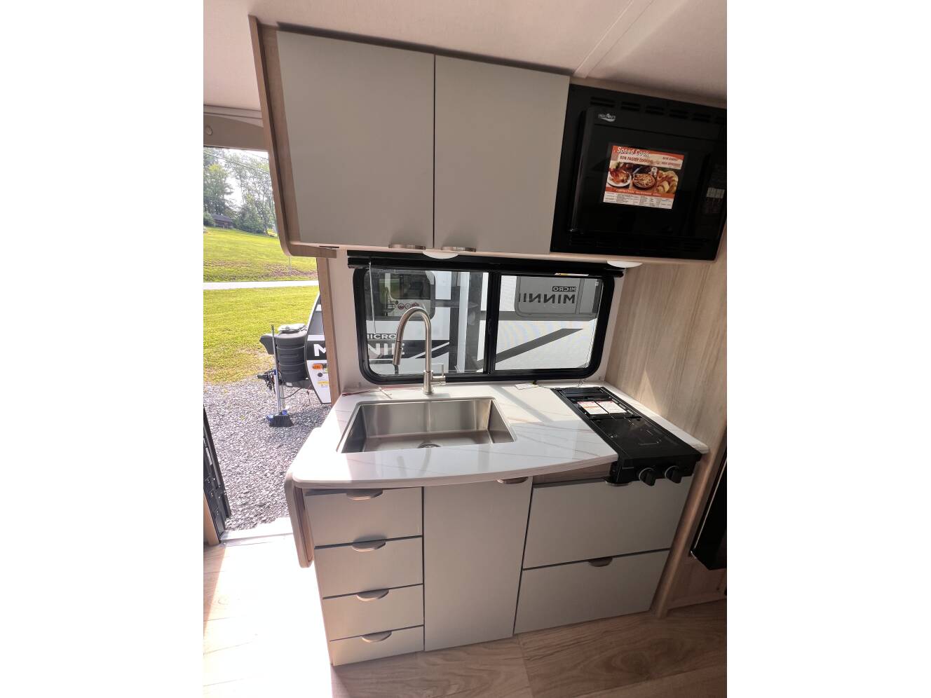 A photo of this 2025 Winnebago MICRO MINNIE 2108FBS