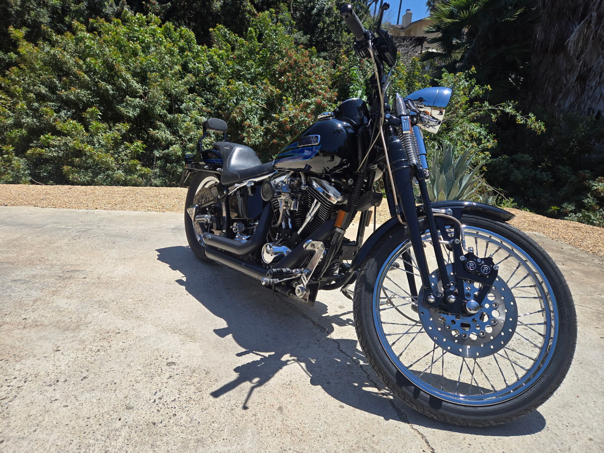 希少◎Harley Davidson bad to the bone XL VINTAGE 3D Emblem HARLEY DAVIDSON 1987 BAD TO THE BONE Long