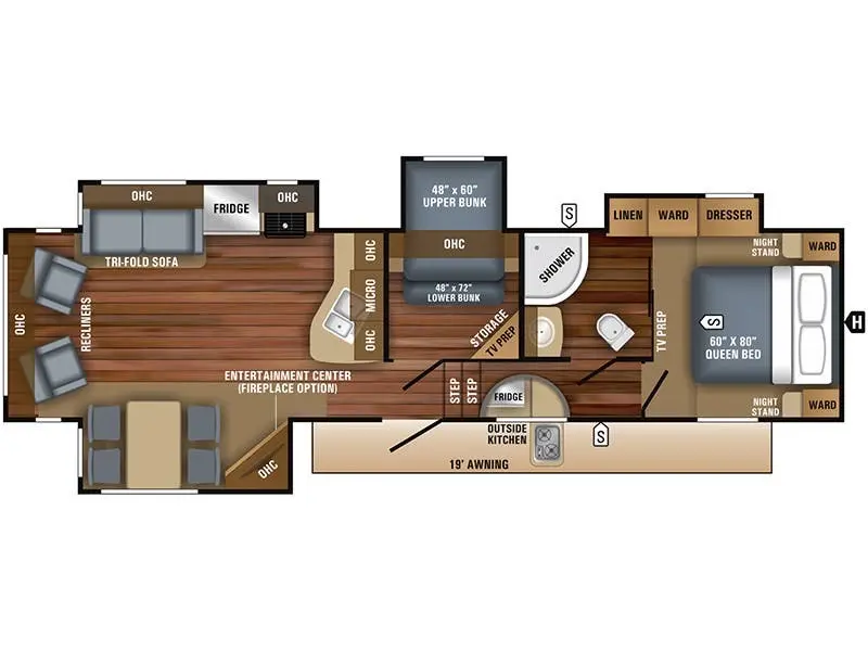 2018 JAYCO EAGLE HT 30.5MBOK