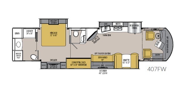 2020 Coachmen Sportscoach Rd 407FW in port jeff sta NY