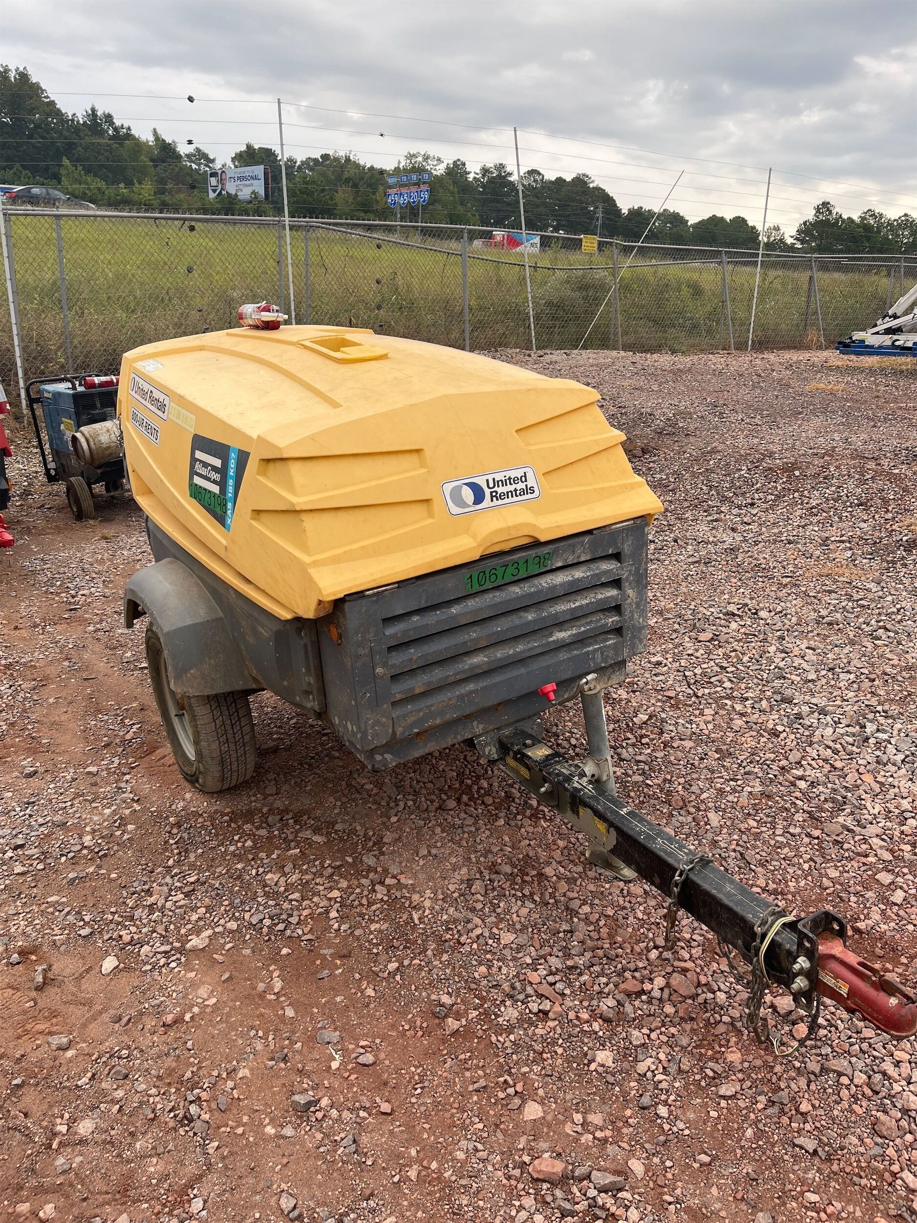 2017 ATLAS COPCO XAS185KD7 T4F in Bessemer, AL
