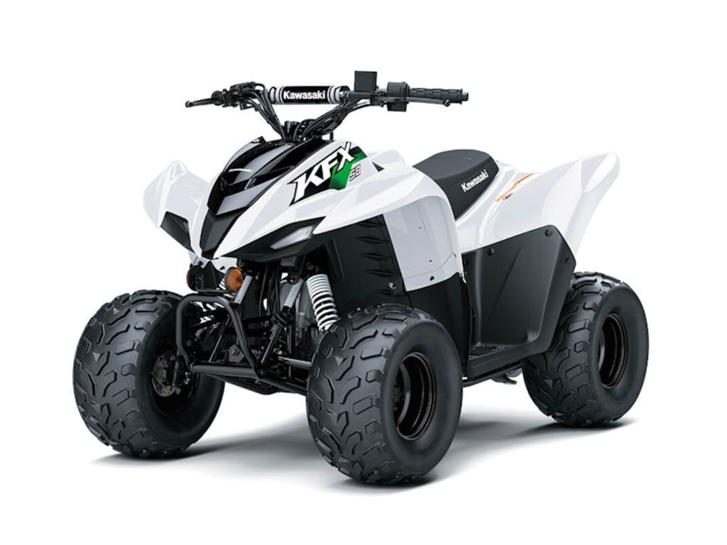 キンフォーク KINFOLK The Gray Area White Kawasaki Kfx ATV Four Wheelers For Sale - ATV Trader