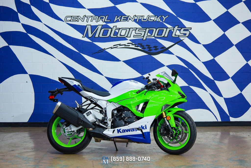 Lime Green Kawasaki Ninja ZX-4RR 40TH Anniversary Edition