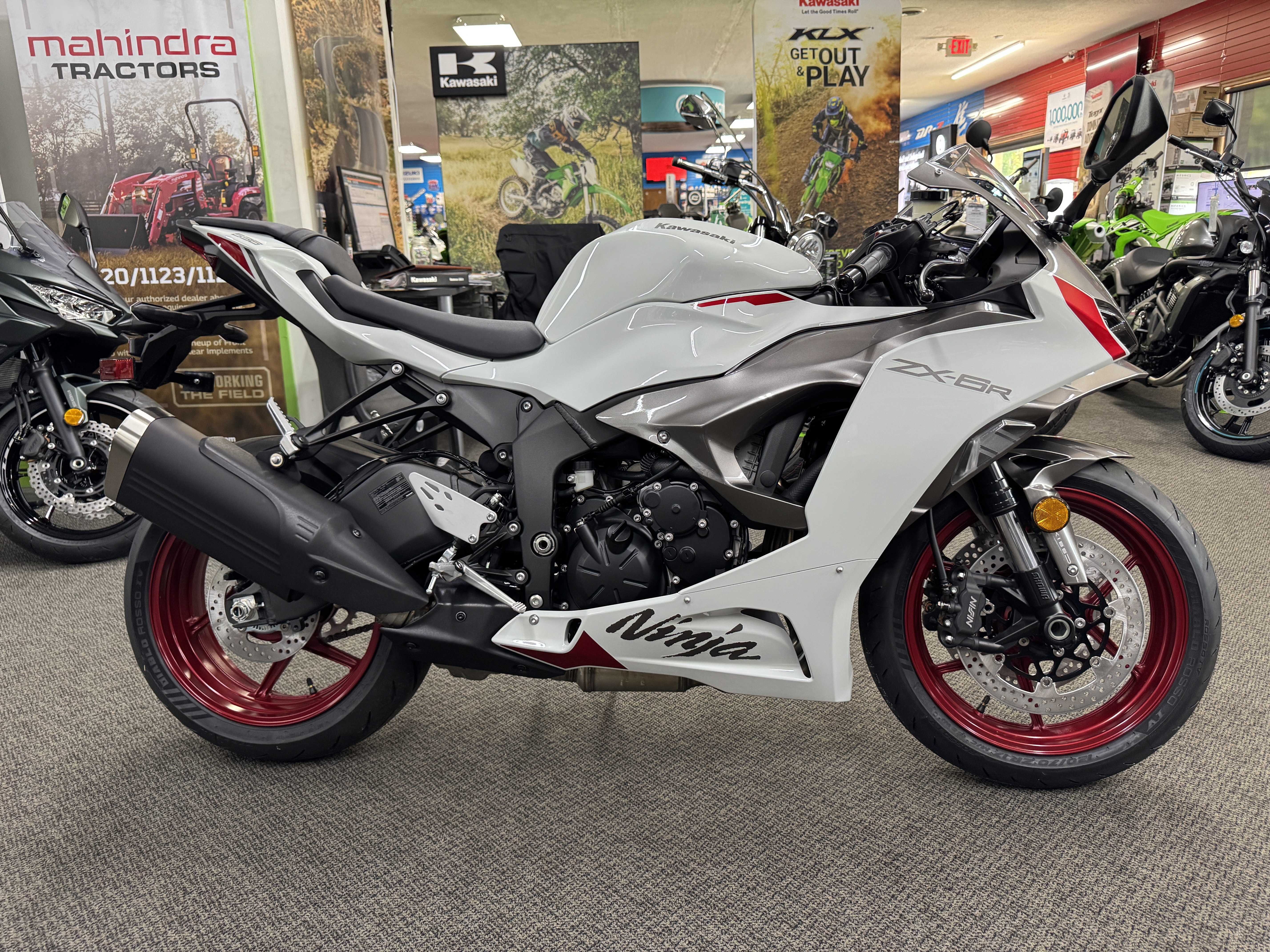 White Kawasaki Ninja Zx 6R Motorcycles For Sale in