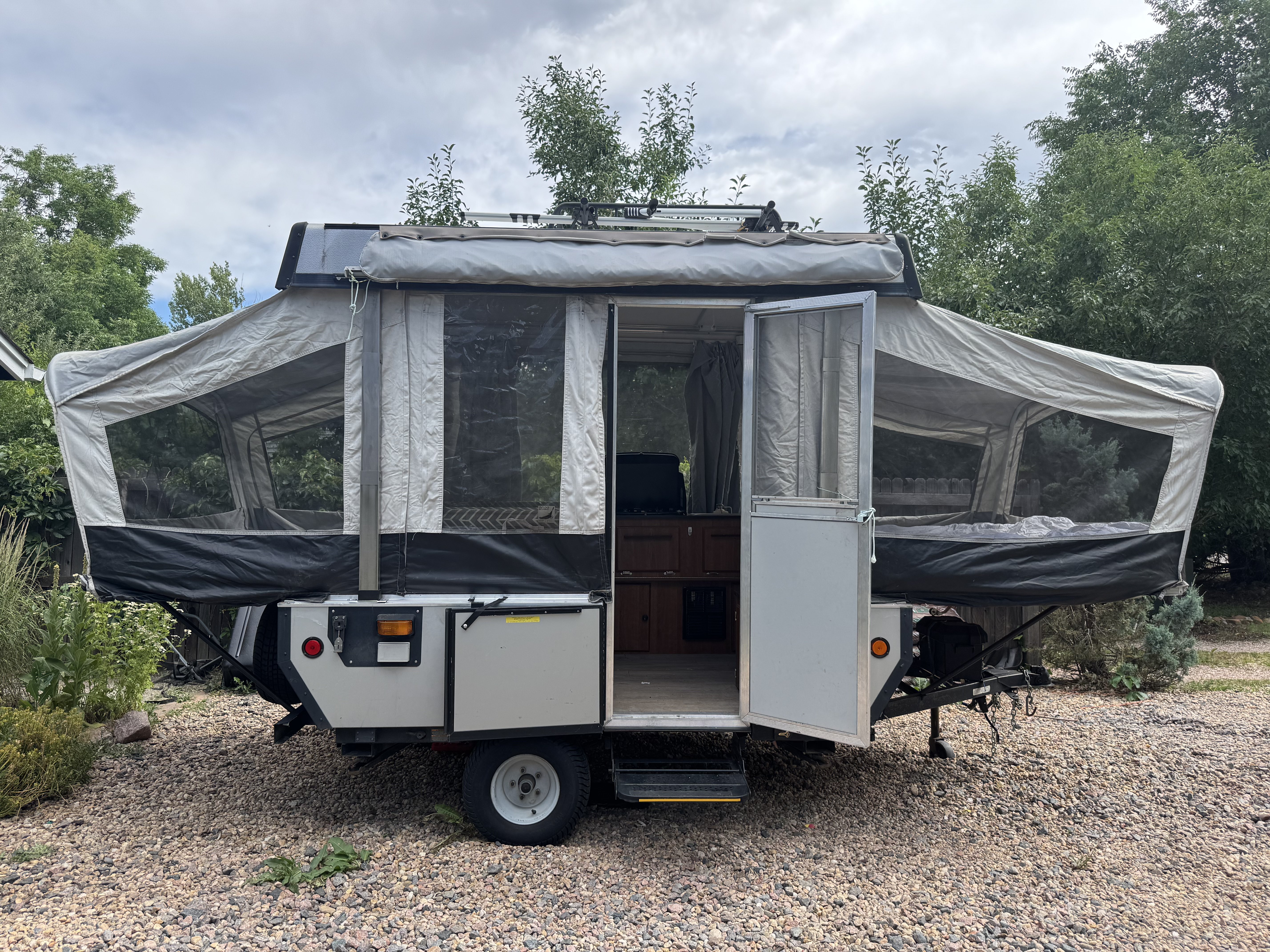 1992 coleman 1986 coleman pop up camper