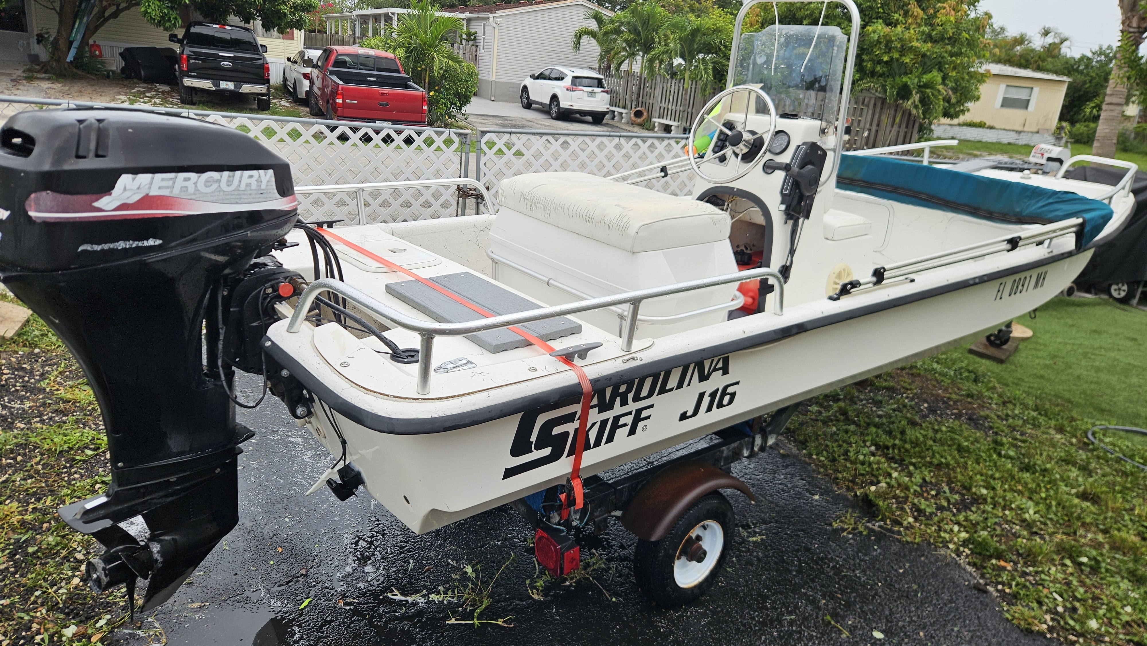 2004 Carolina Skiff 16j in boca raton FL