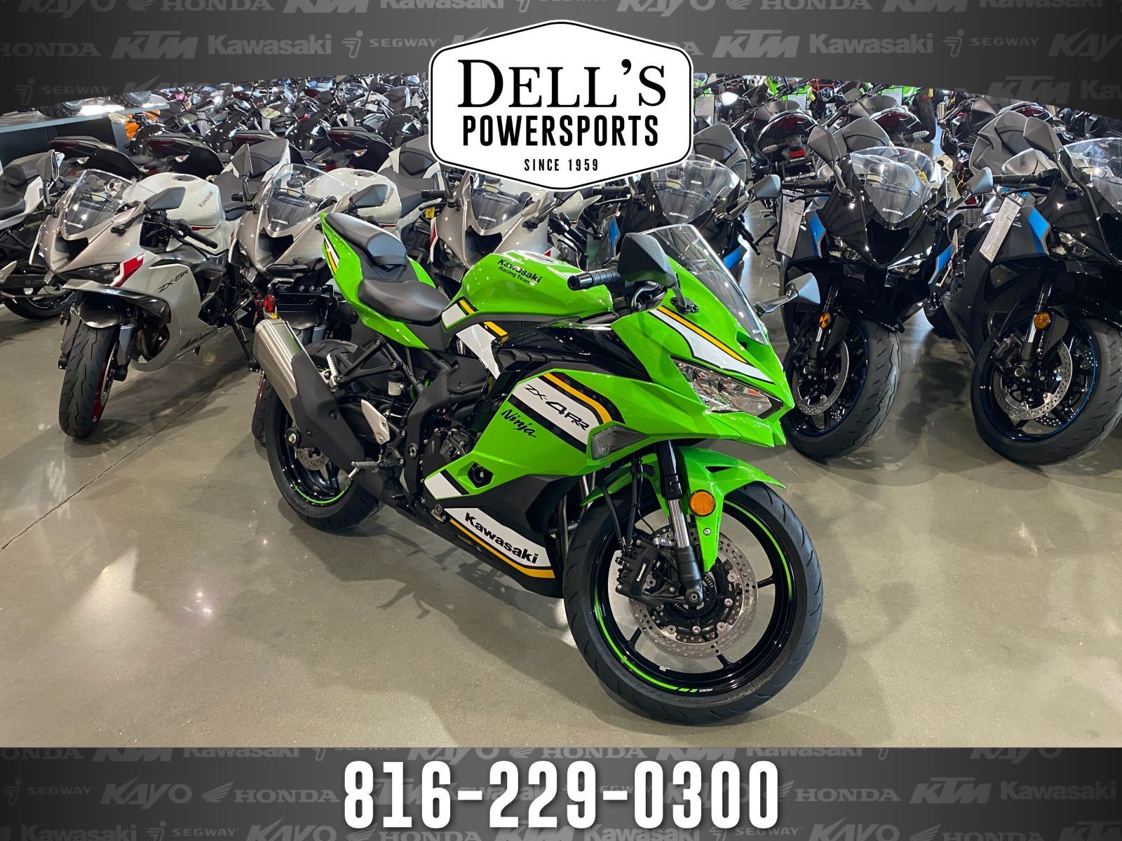 KEN Lime Green Kawasaki Ninja Zx 6R Motorcycles For Sale in