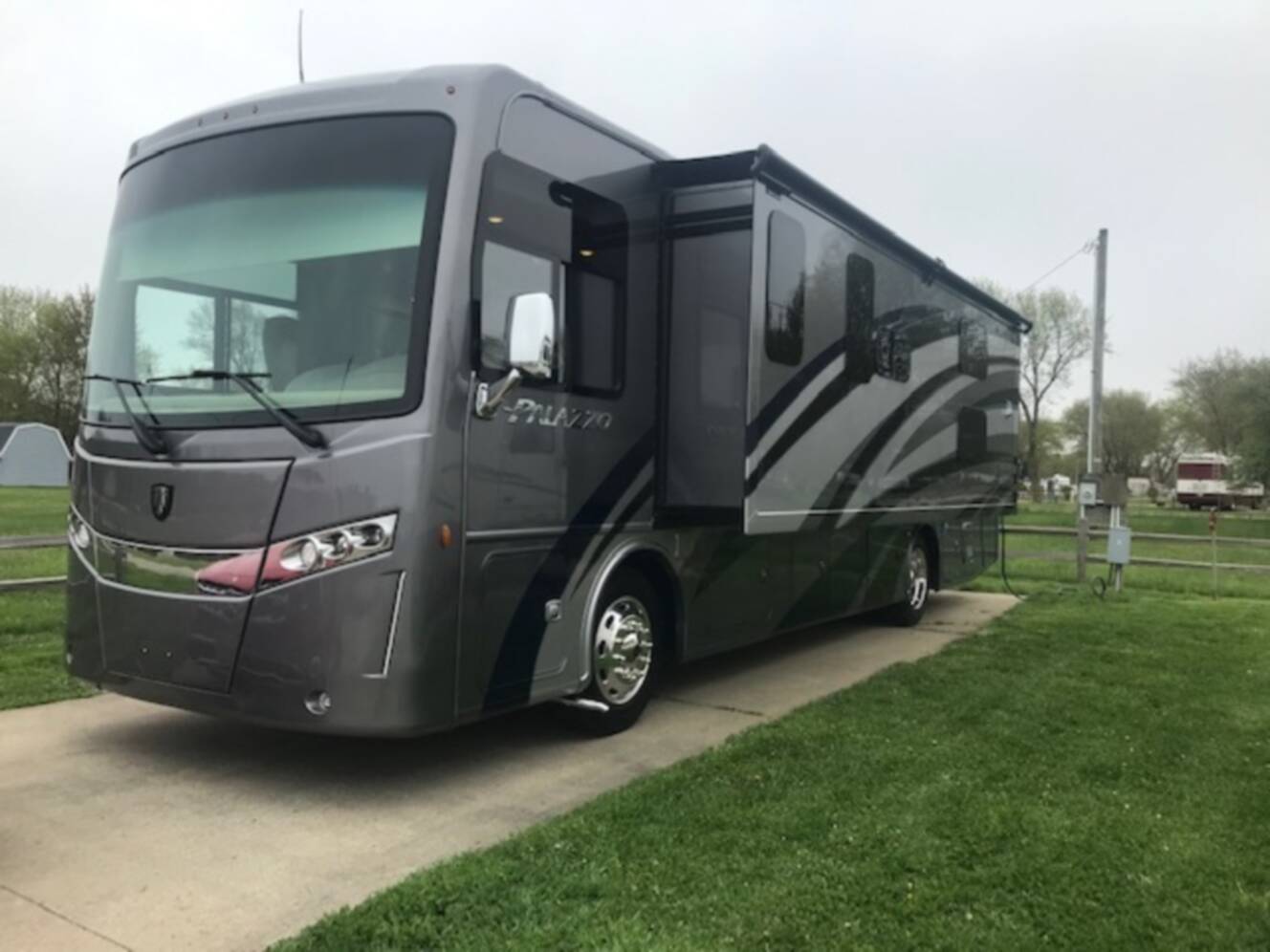 A photo of this 2020 Thor Motor Coach Palazzo 33 5