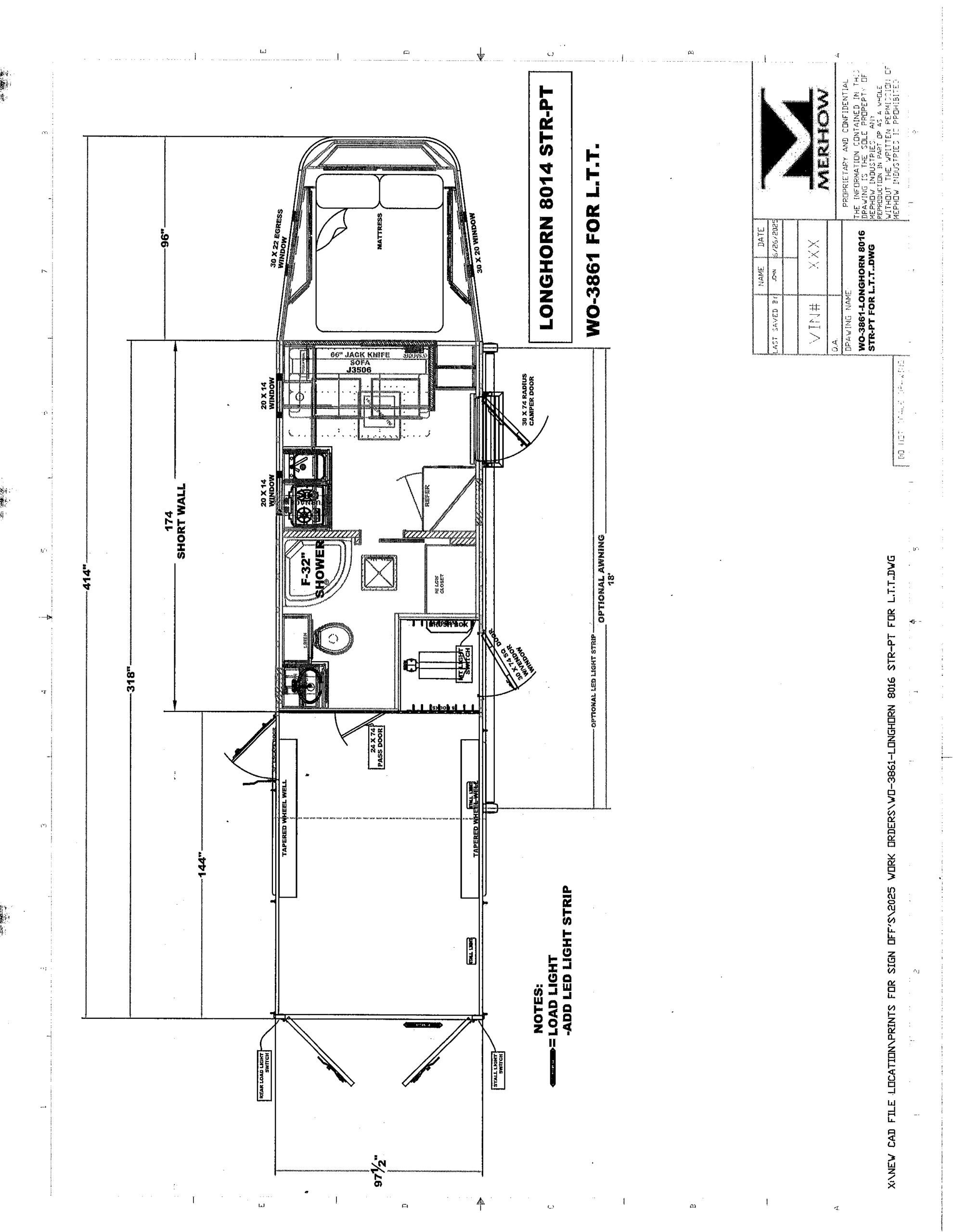 2025 MERHOW STOCK COMBO NON-STANDARD FLOOR PLAN in North Jackson, OH