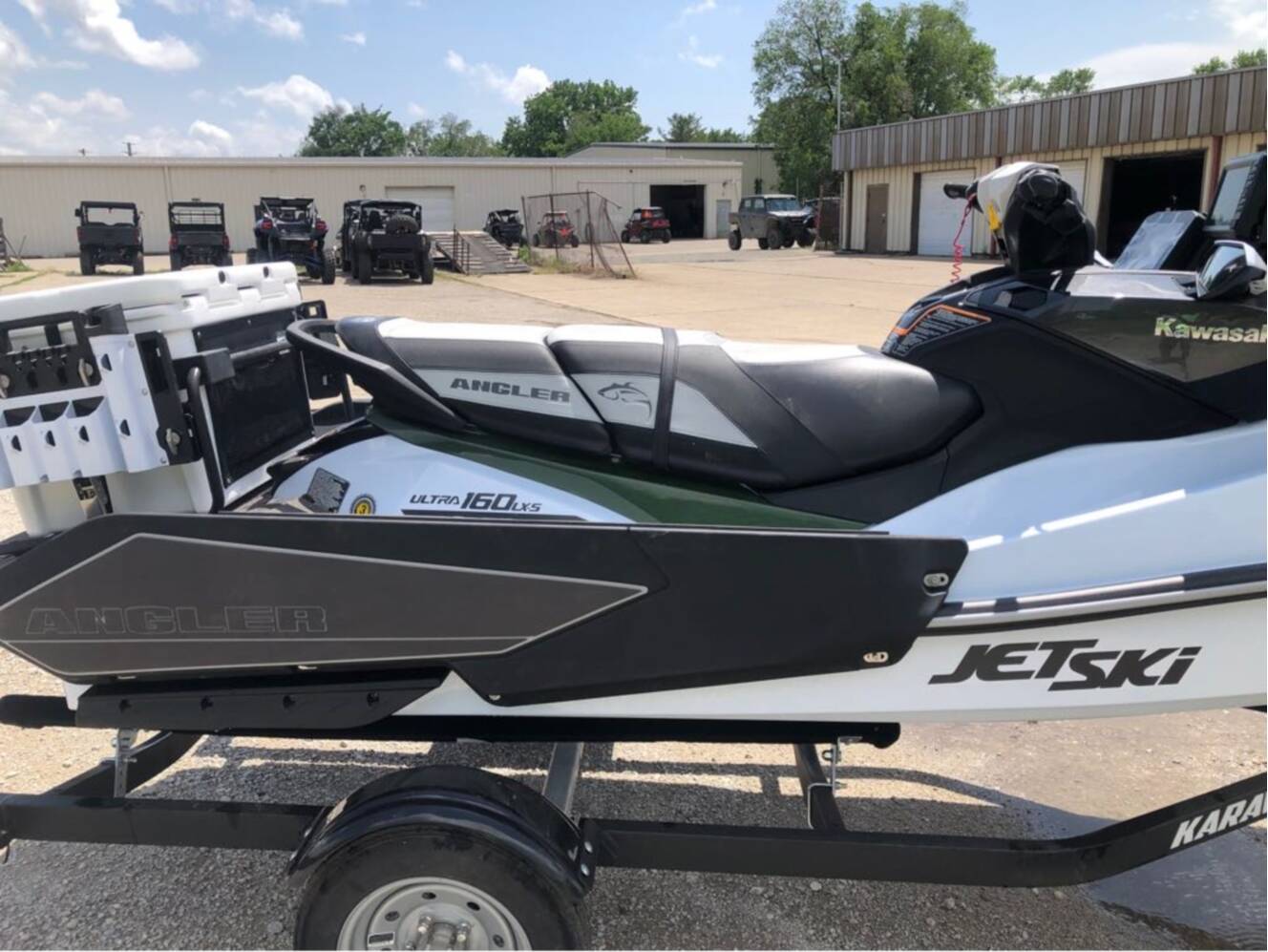A photo of this 2025 Kawasaki ULTRA 160 LX-S ANGLER