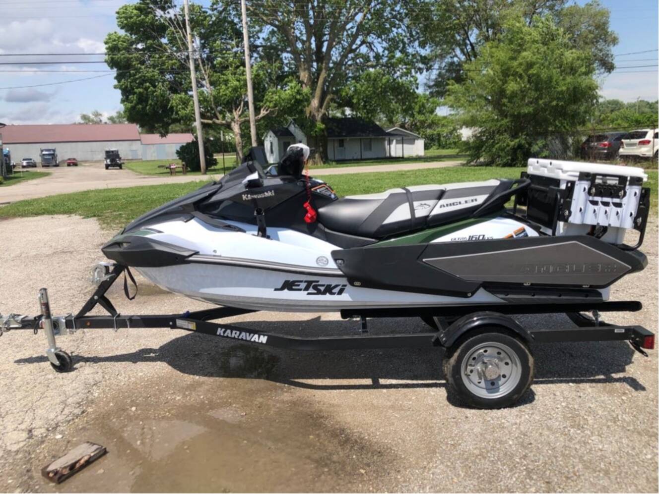 A photo of this 2025 Kawasaki ULTRA 160 LX-S ANGLER