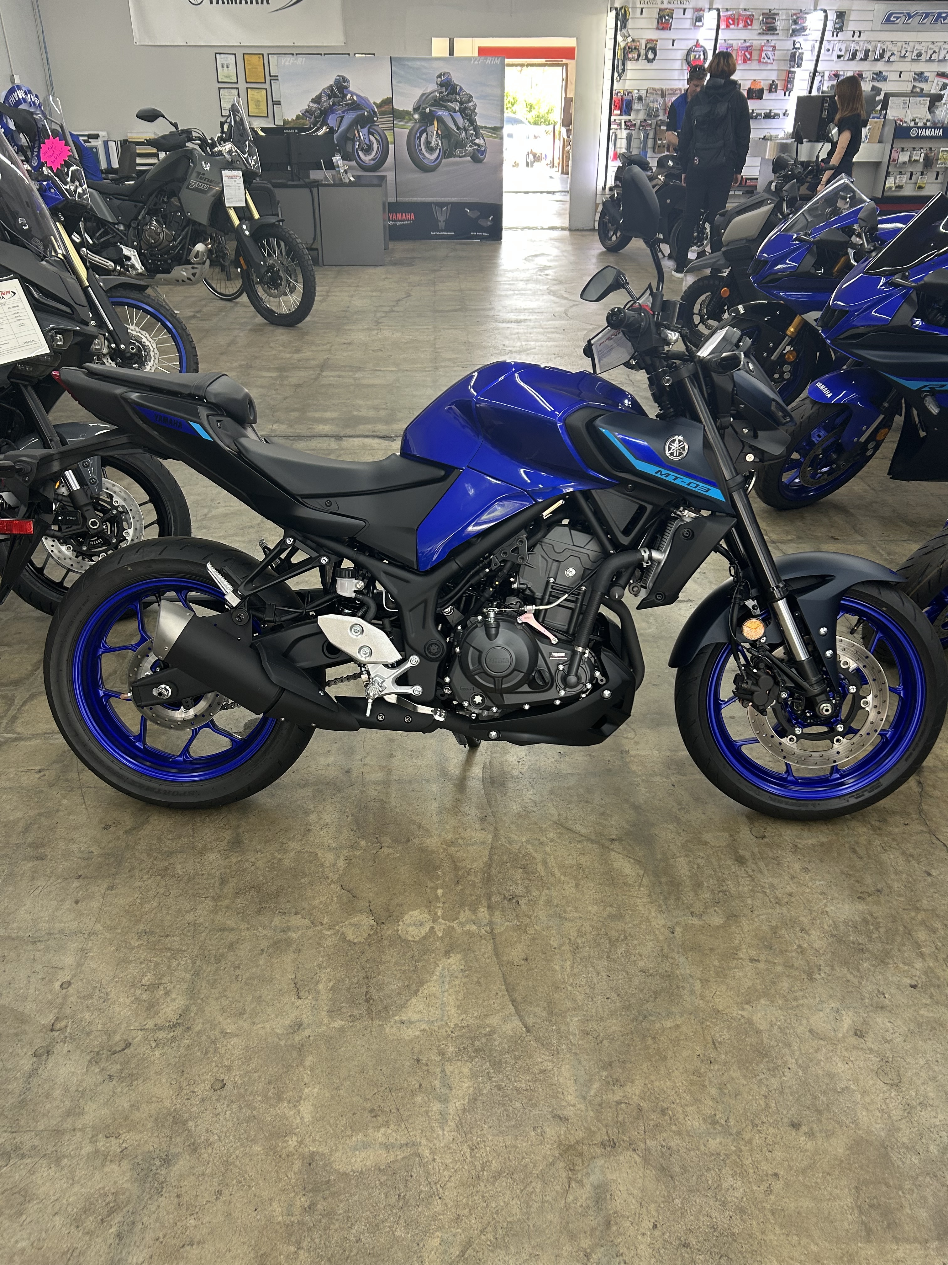 2025 Yamaha MT03SCL 03 in Pasadena, CA